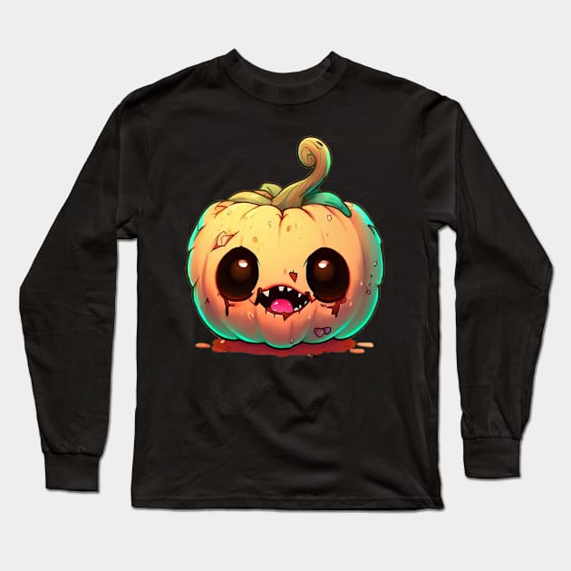 Zombie Pumpkins - Dilly Long Sleeve T-Shirt by CAutumnTrapp